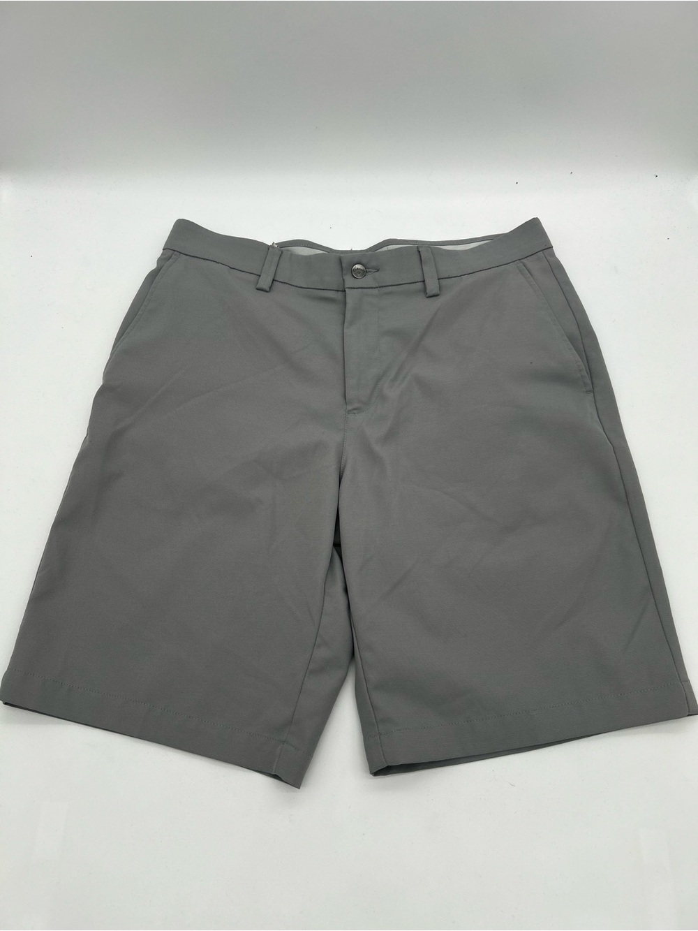 Callaway Men's Gray Flat-Front Golf Shorts Size 32